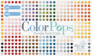 Introduction to ColorPops Powder Food Coloring
