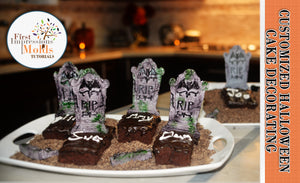 Create Edible Tombstone Place Cards and Desserts