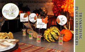 Fun Handmade Place Cards Thanksgiving Fall Edition