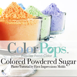 How to Color Powdered Sugar Part 1 of 2 Tutorial