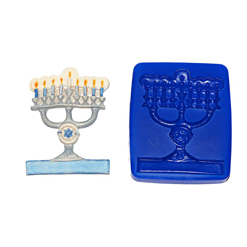 Silicone Cupcake, Muffin Molds - Menorahs